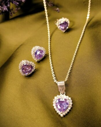 Zircon Jewellery (Silver plated)